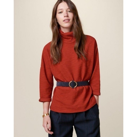 Sessun Massala Cotton Janis Sweatshirt in Red Small - Picture 1 of 9